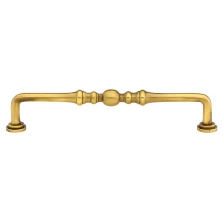 Patioplus 6 in. Center to Center Spindle Cabinet Pull, French Antique Brass PA2046384